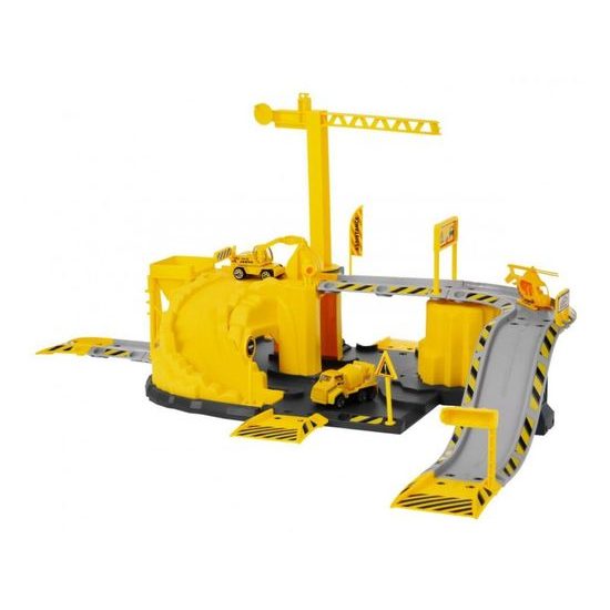 Majlo Toys parkovací garáž Stavba s dráhou