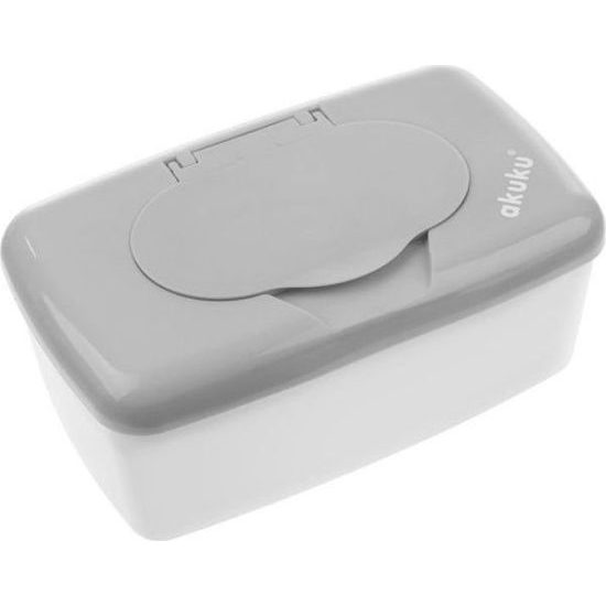 Nádobka na vlhčené ubrousky Akuku, šedá