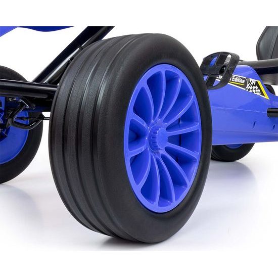 Dětská šlapací motokára Go-kart Milly Mally Rocket modrá