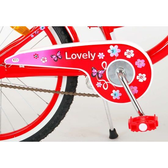 Dětské kolo Volare Lovely červeno-bílé 20"