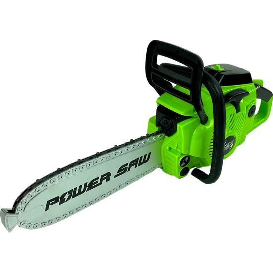 Dětská motorová pila zelená