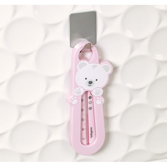 Baby Ono dětský teploměr koupelový Míša růžový