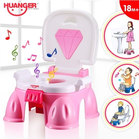 Haunger interaktivní hrající nočník 3v1 Diamant modrý