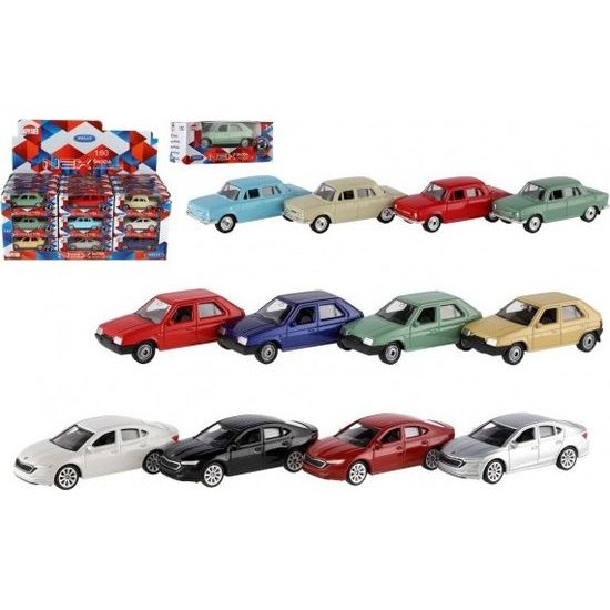 Auto Welly Škoda 1:60 - mix druhů