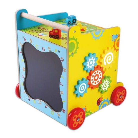 Ecotoys velké dřevěné multifunkční chodítko