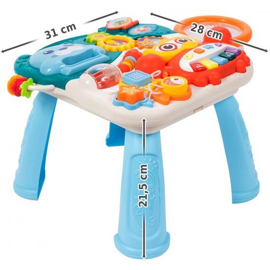 Haunger chodítko 2v1 s hracím stolečkem Active Table modré