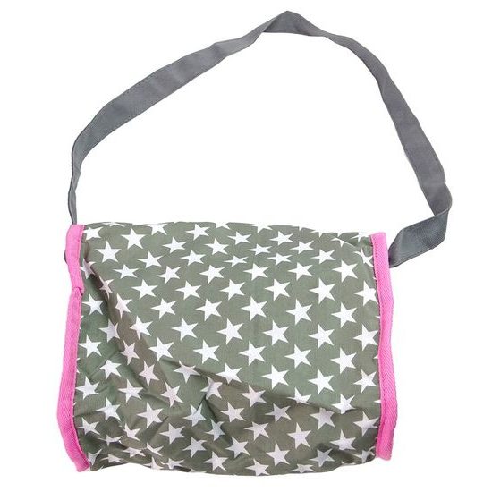 Alice kočárek pro panenky 9346 kombinovaný šedo-růžový