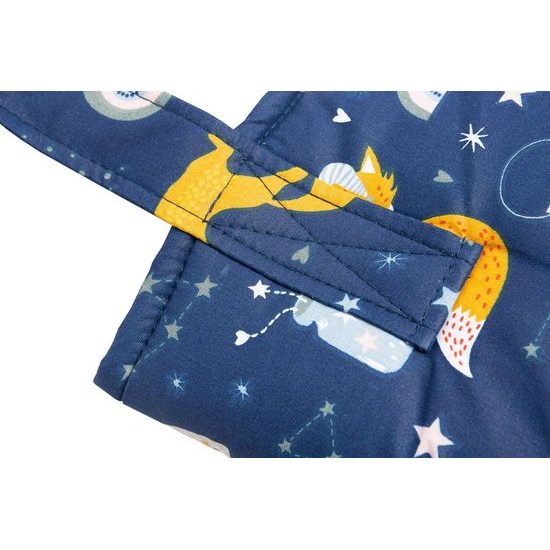 Koš na hračky Sensillo lišky tmavě modrý