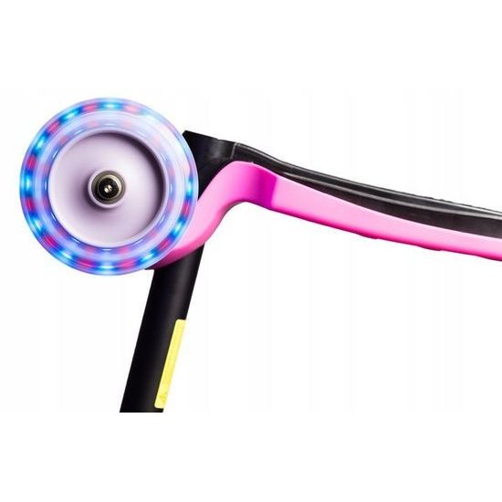 ECOTOYS balanční koloběžka růžová se svítícími koly