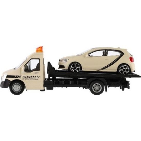 Auto/kamion Bburago odtahovka + auto - mix 6 barev