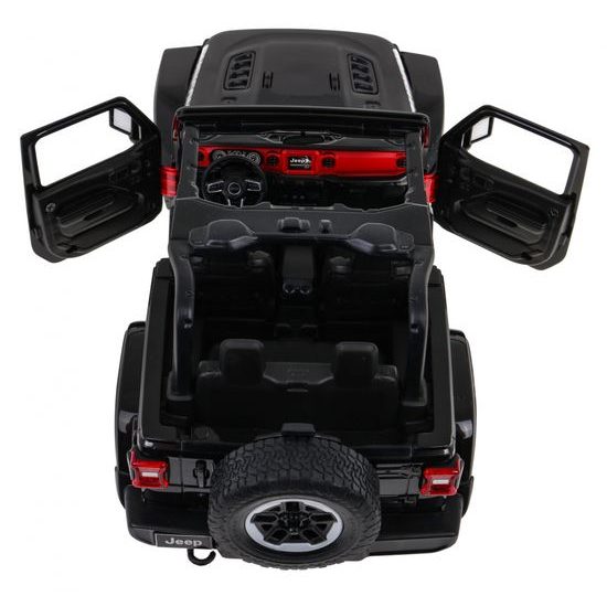 Rastar auto na dálkové ovládání Jeep Wrangler Rubicon 1:14 černé