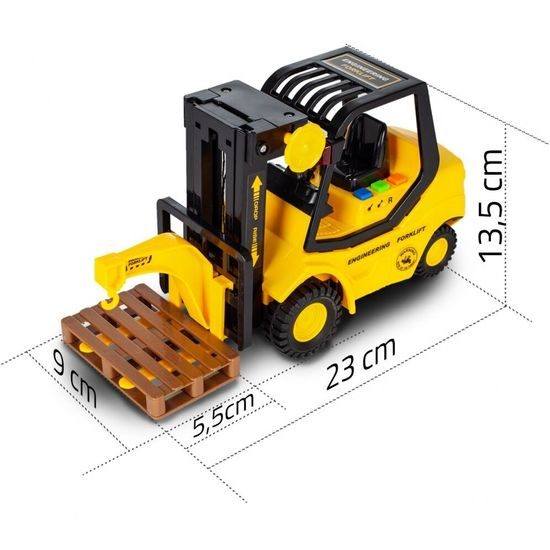 Vysokozdvižný vozík se světly a zvuky City Service 1:16