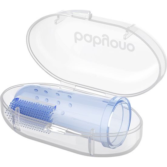 Masážní kartáček na zuby a dásně Akuku modrá