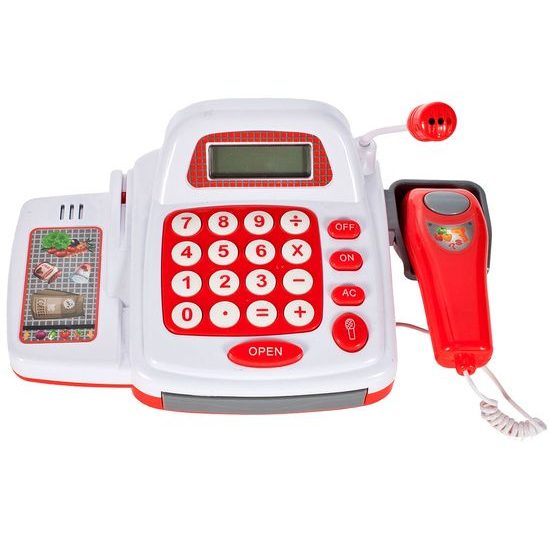 Dětská elektronická pokladna s LED displejem Happy Cash