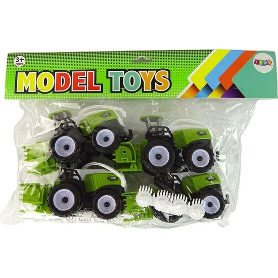 Dětská sada zemědělských traktorů 4 kusy