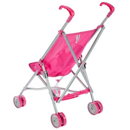 Golfový kočárek pro panenky Unicorn růžový
