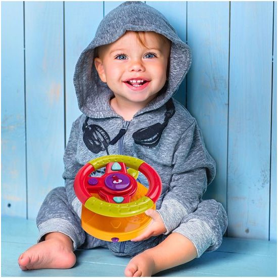 Interaktivní volant se zvuky a světly Wheel Toy