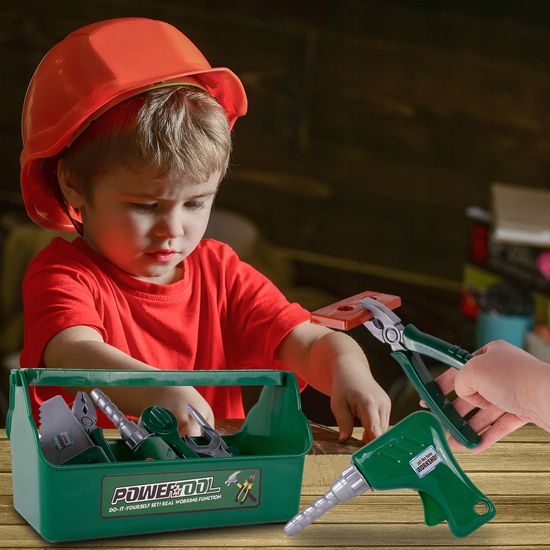 Sada dětského nářadí ve skříňce Power Tool