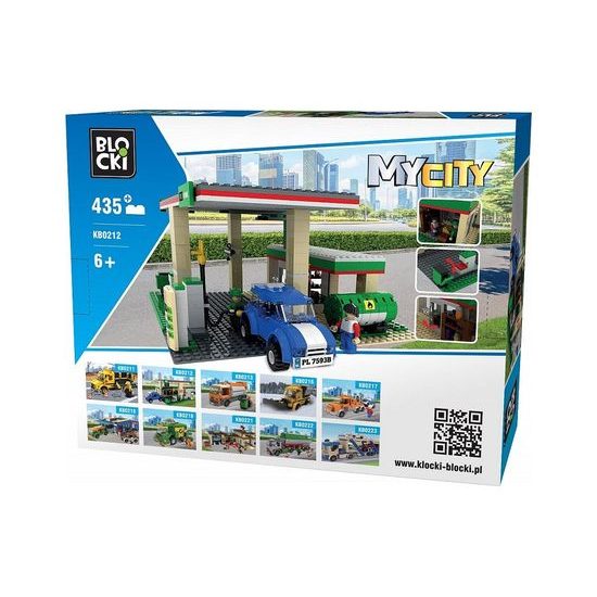 Blocki MyCity stavebnice benzínová pumpa 435 dílků