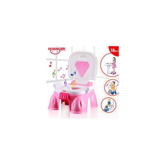 Haunger interaktivní hrající nočník 3v1 Diamant modrý