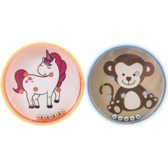 Hlavolam s kuličkami - zvířátka - mix 8 druhů