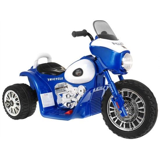Dětská elektrická tříkolka Chopper modrá