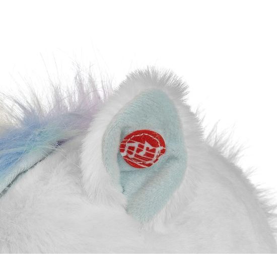 Houpací koník s melodií a kolečky Milly Mally Polly bílý