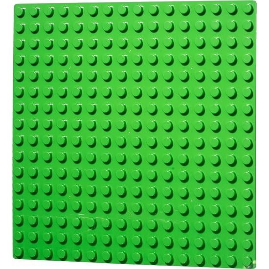 Podložka na stavění JUNIOR zelená 16x16 bodů