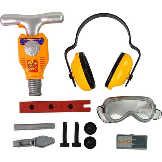Dětská sada nářadí s pneumatickým kladivem
