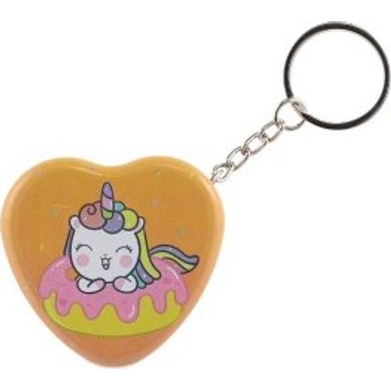 Přívěsek/Krabička srdce, jednorožec - mix barev