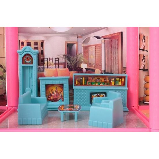 Domeček pro panenky s příslušenstvím Loving Family 136 součástí