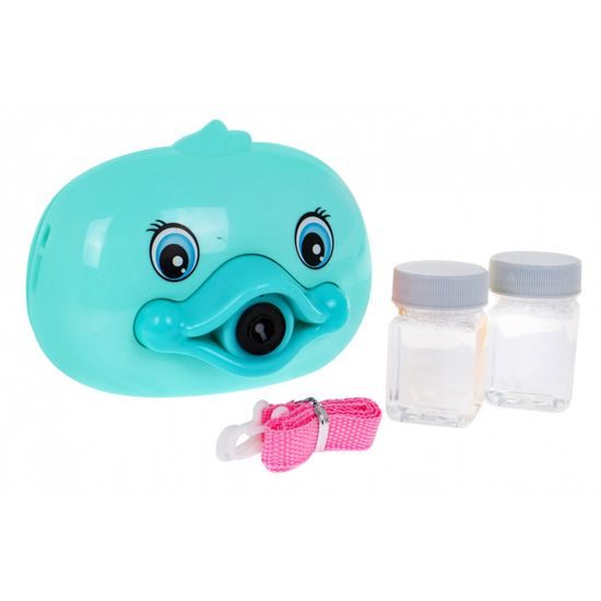 Bublifuk na batériu fotoaparát Kačička modrá