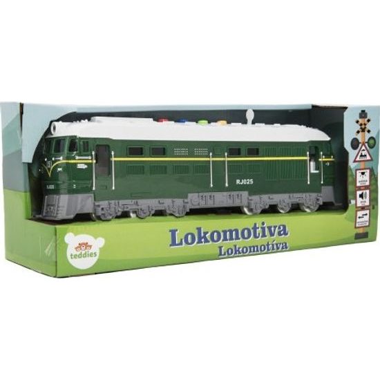 Lokomotiva/Vlak zelená - na baterie
