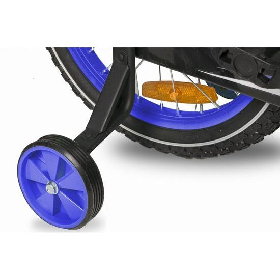 Mexller dětské kolo BMX 16" s vodící tyčí černomodré