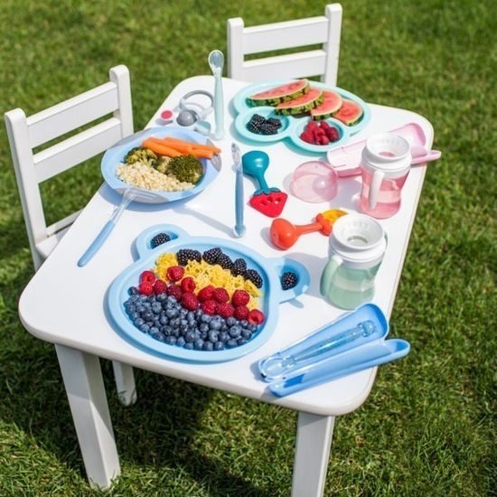 BABYONO Lžička silikonová s obalem 6 m+ 1ks