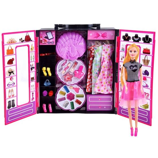 Panenka se šatníkem a doplňky Beauty Belle