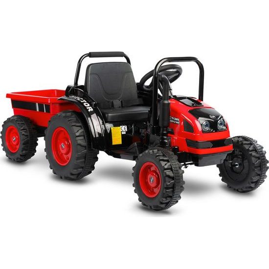 Elektrický traktor Hector červený