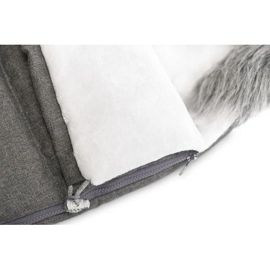 Sensillo Zimní fusak do kočárku Indiana grafitový