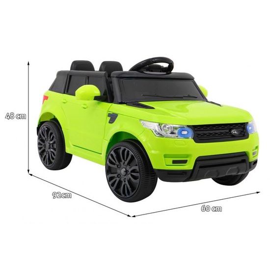 Dětské elektrické autíčko Land Rapid Racer zelené
