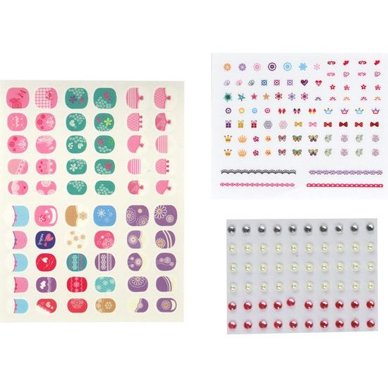 Sada na nehty se samolepkami pro děti