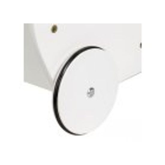 Ecotoys dětské dřevěné chodítko kočárek Bílé