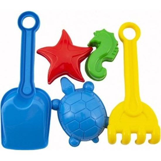 Sada na písek 3ks bábovky - mix 3 barvy