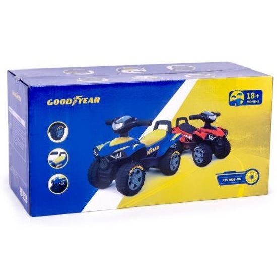 Dětské odrážedlo čtyřkolka Goodyear - modrá