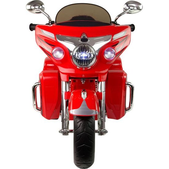 Elektrická tříkolka červená