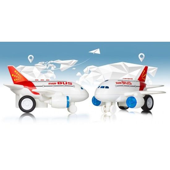 Interaktivní letadlo se světly a zvuky Airbus 1:200