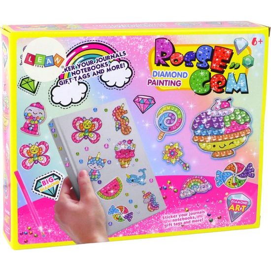 Diamantová mozaika pro děti Rose Gem - sladkosti