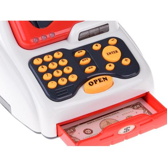 Dětský obchůdek na baterie s pokladnou příslušenstvím Home Supermarket