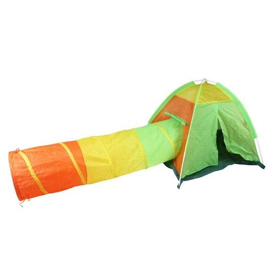 Ecotoys dětský stan 2v1 s tunelem