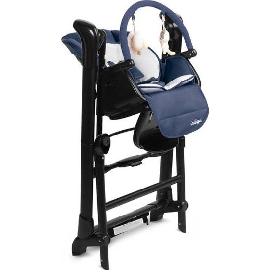 Kojenecké houpací křeslo Indigo black navy