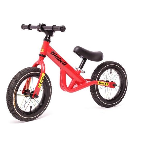 Dětské odrážedlo s nafukovacími koly 12" Lucky červené